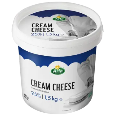 Arla Pro Cream Cheese Naturel 25%. Spann