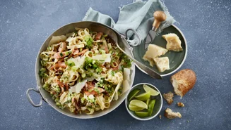 Pasta mit Räucherlachs