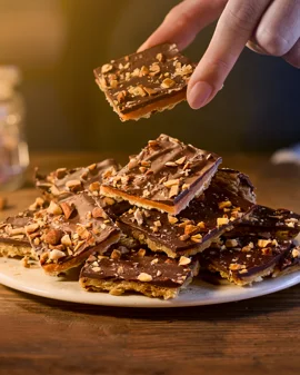 Chocolate Matzoh Crunch