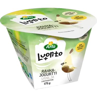 Arla Luonto+ vaniljarahkajogurtti 175g laktoositon