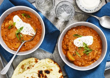 Lins- och potatisgryta mild masala