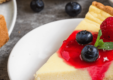 Tarta de queso sin gluten