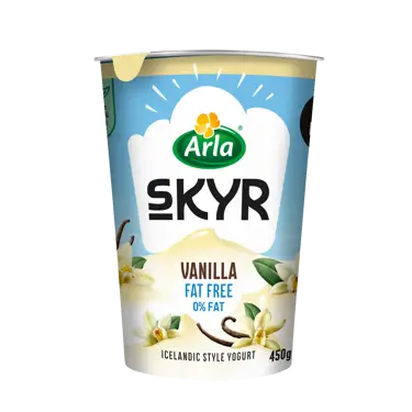 Arla Skyr 0% Fat Vanilla Yogurt 450g