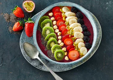 Smoothiebowl met havermout
