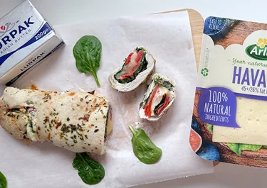 Roll de pollo con Arla Havarti Madurado