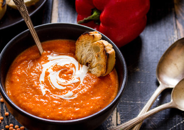 Tomatengroentesoep 