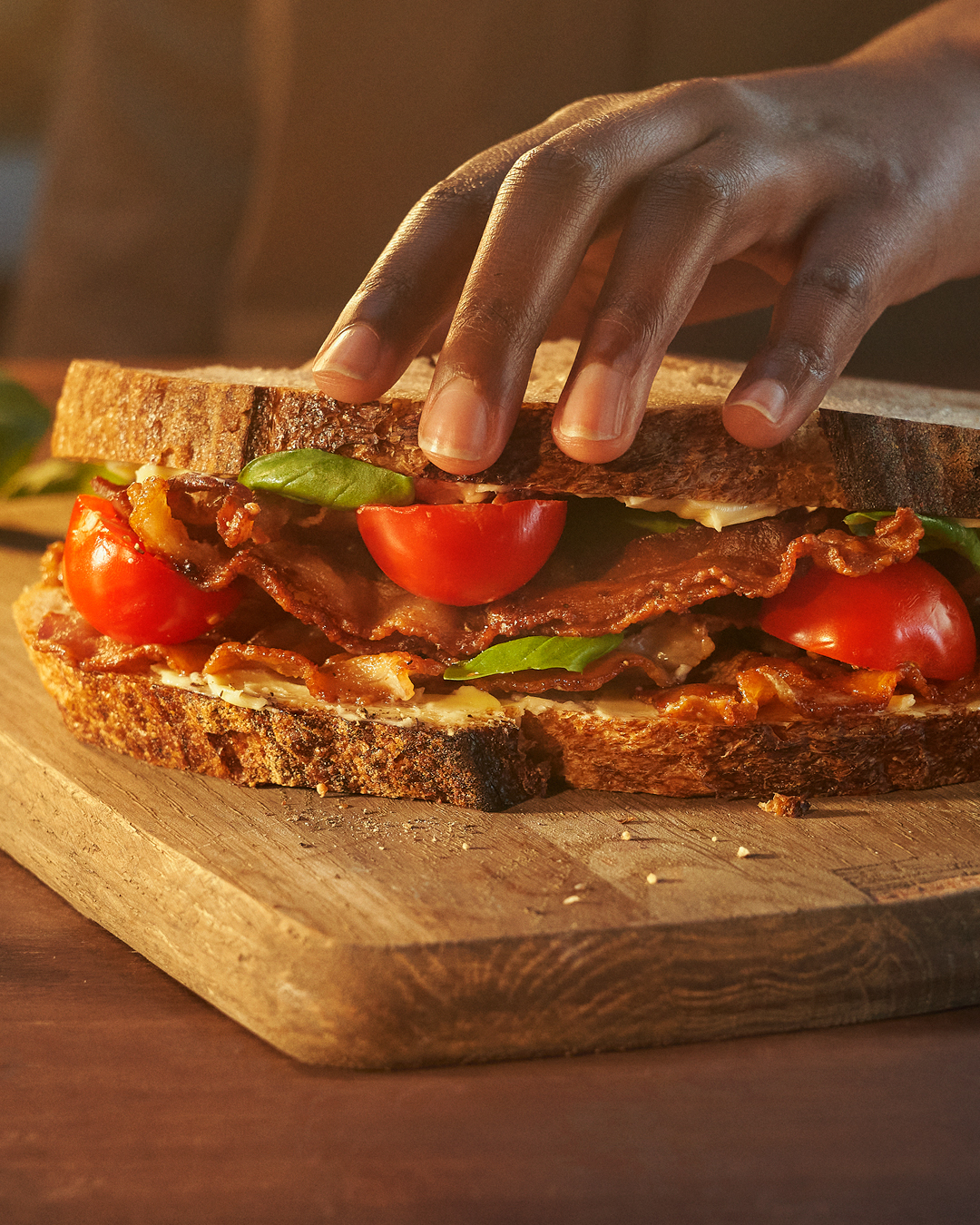 Il perfetto sandwich al bacon