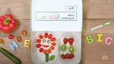 Sunflower Lunchbox with Puck Cream Cheese Spread
