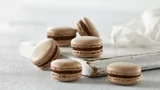 Chocolate macarons