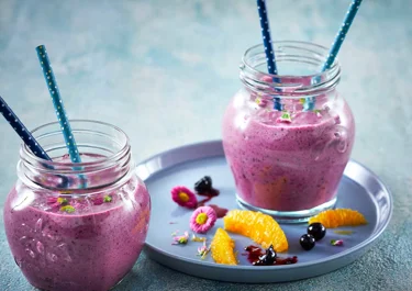 Zwarte bessen smoothie
