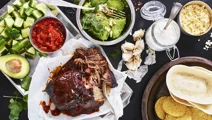 Pulled pork med barbequesås
