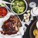 Pulled pork med barbequesås