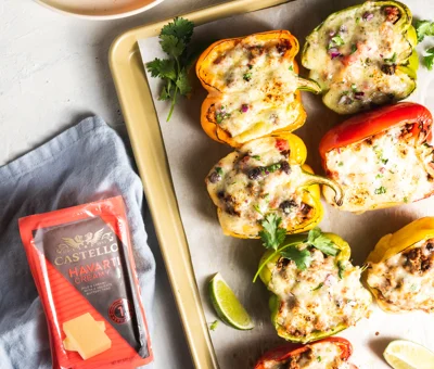 Creamy Havarti Stuffed Peppers