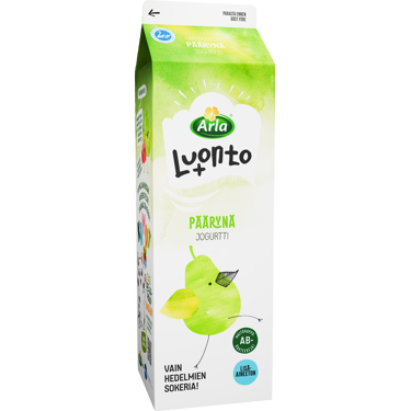 Arla Luonto+ AB päärynäjogurtti 1kg laktoositon