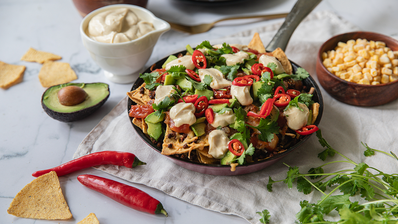 Lempeän tulinen nachopelti