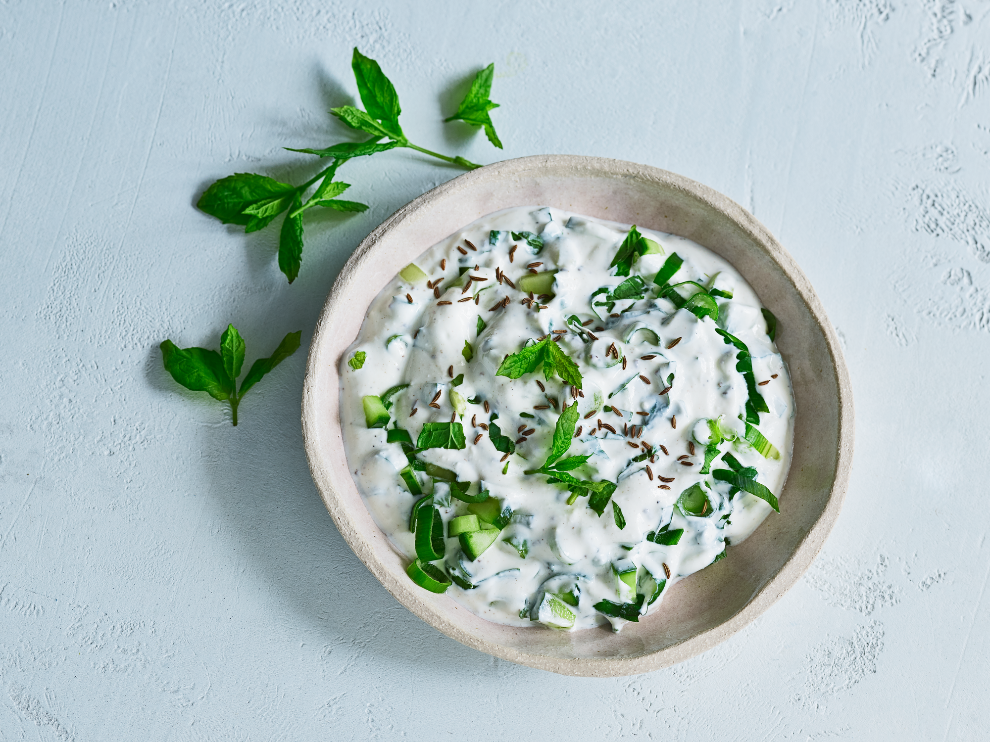 Joghurt-Gurken-Raita-Rezept - Rezept | Arla Foods