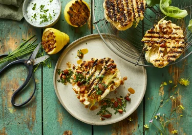 Grillet blomkål med gremolata