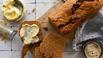 Ølkage med appelsinsmør