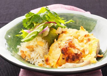 Kycklinggratäng med cashewnötter