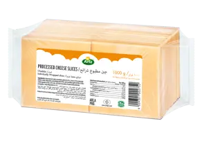 Processed Cheese Slices, Cheddar, 1kg
