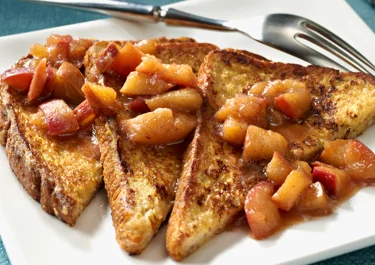 French toast with apples