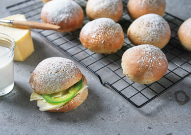 Rågbullar