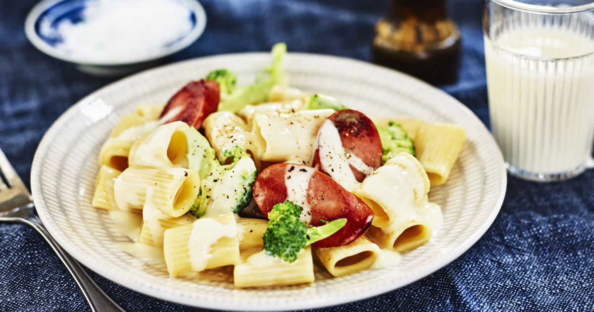 Pasta med korv - Recept | Arla