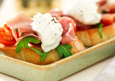 Lactosevrije bruschetta