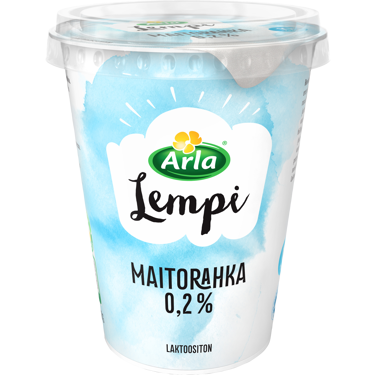 Arla Lempi maitorahka 0,2% 400g laktoositon