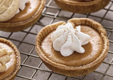 Tartaletas de boniato y frosting de queso crema