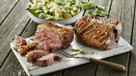 Lammeryg og salat med flødemarinade