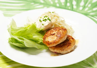 Fiskbiffar med räkor