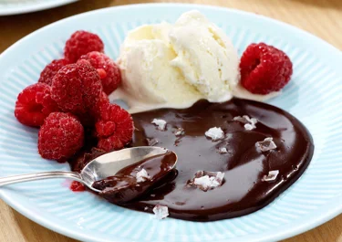 Chokladkräm med hallon