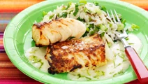 Grillad kokosfisk
