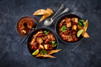 Würziges Chili con Carne mit Frischkäse