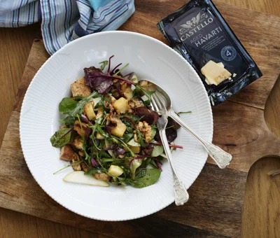Warm Salad With Castello Aged Havarti Cheese