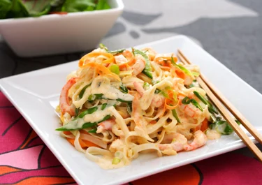 Räknudlar med smak av ingefära och chili