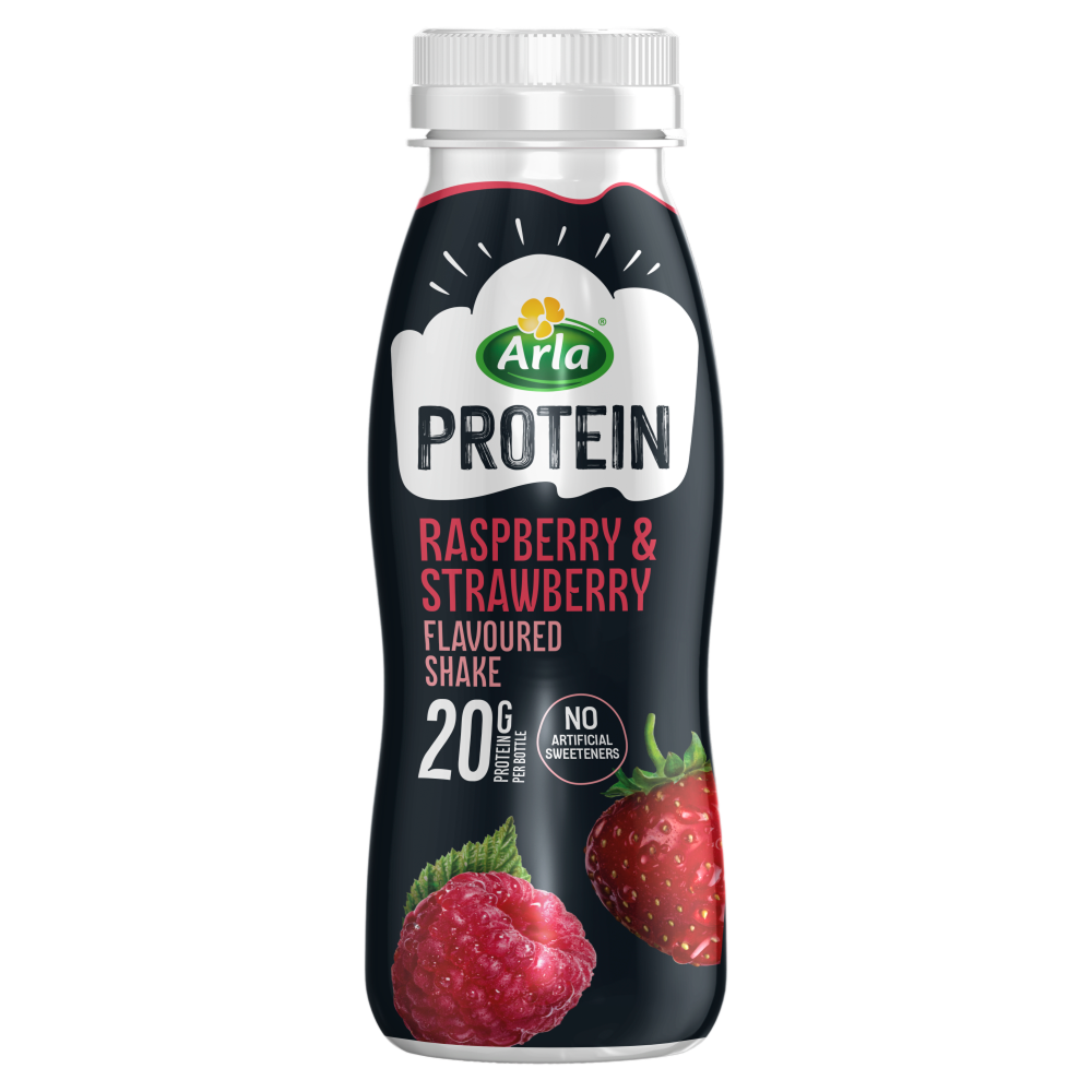 Arla Protein Strawberry and Raspberry Shake 482ml