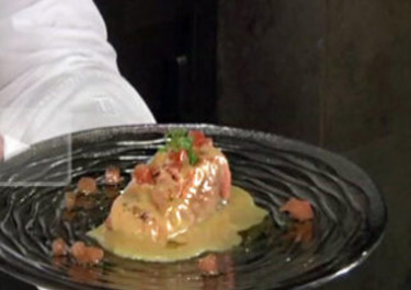 Lomos de salmón con bearnesa