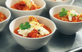 Indisk tomatgryta med blomkål