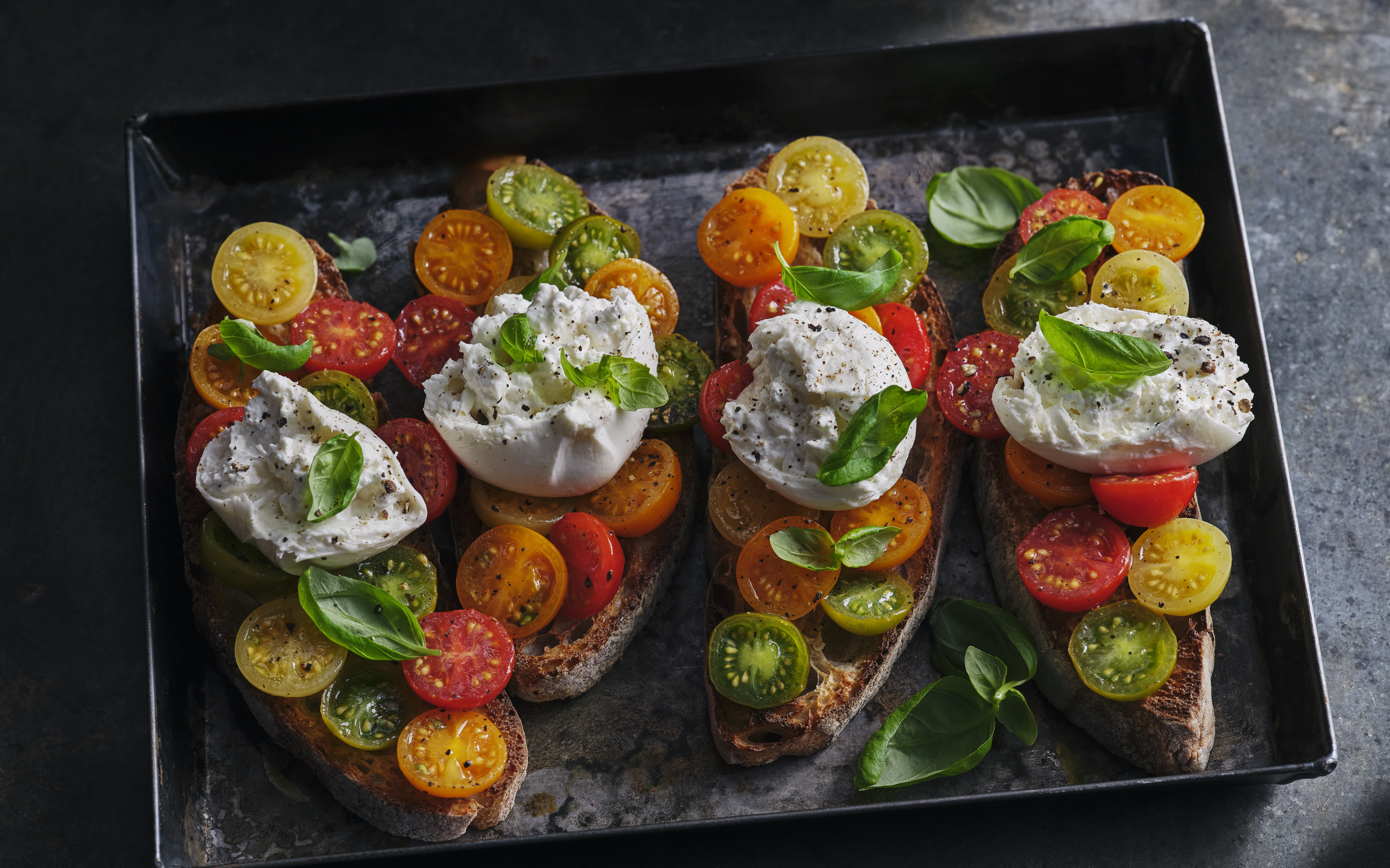 Bruschetta med burrata 