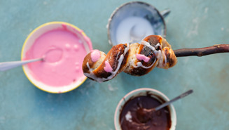 Kanelsnurre-snobrød med lækker glasur