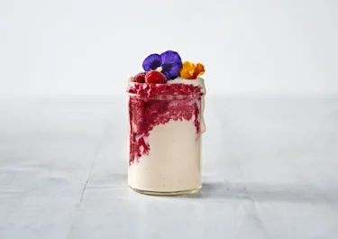Hallonsmoothie med chiafrösylt