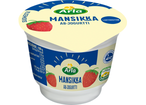 Arla AB-mansikkajogurtti 100g laktoositon