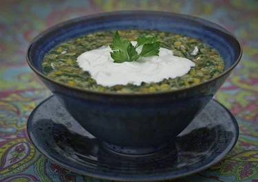 Linsgryta med yoghurt