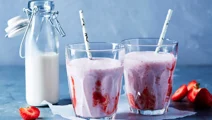 Jordbærmilkshake