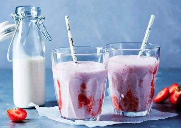 Jordbærmilkshake