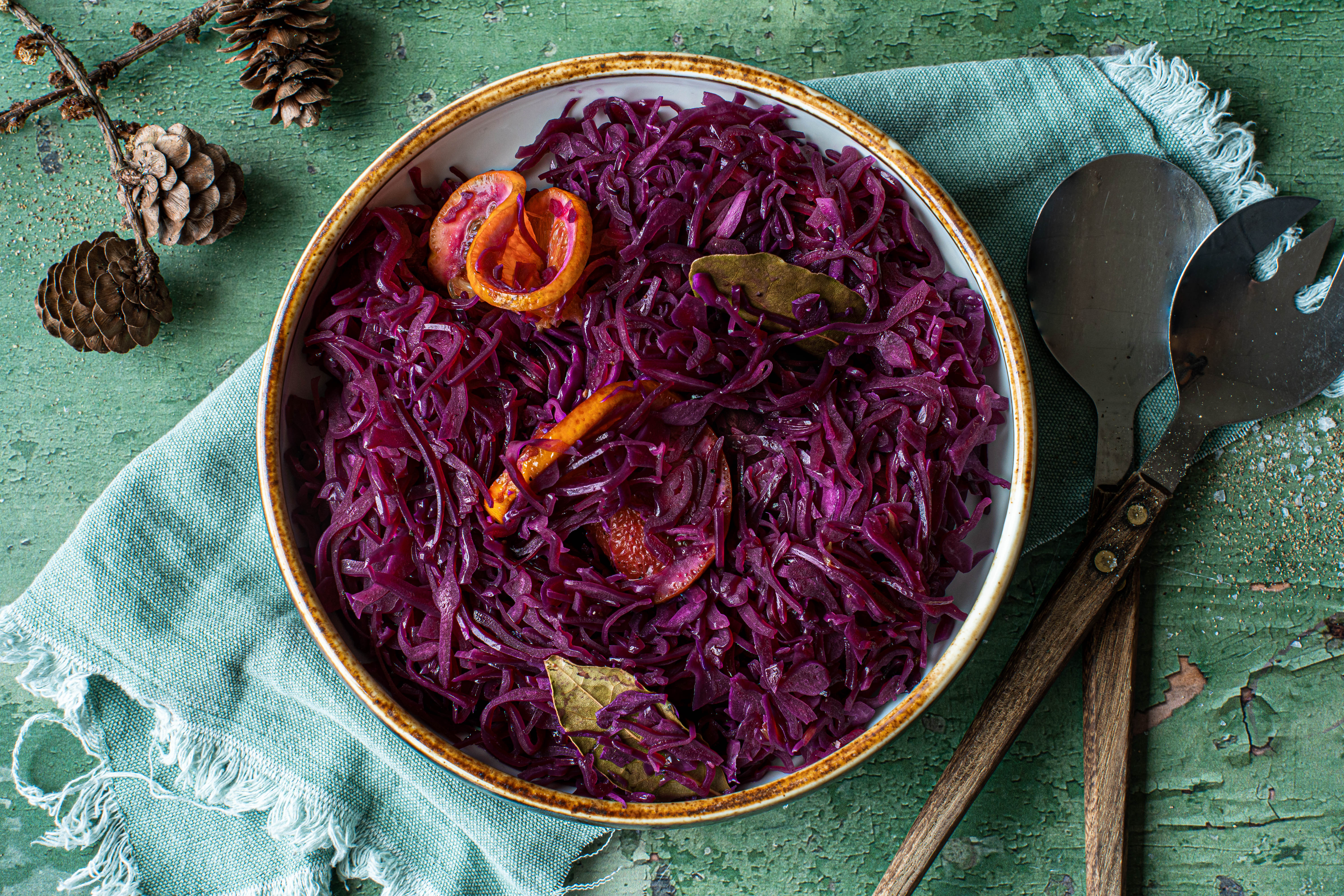 Selbstgemachter Rotkohl