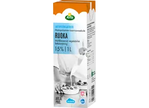 Arla Pro ruoka 15% laktoositon 1L (UHT)