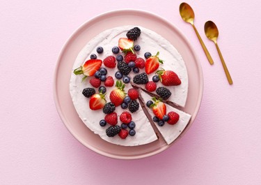 Cheesecake met Arla Skyr Aardbei